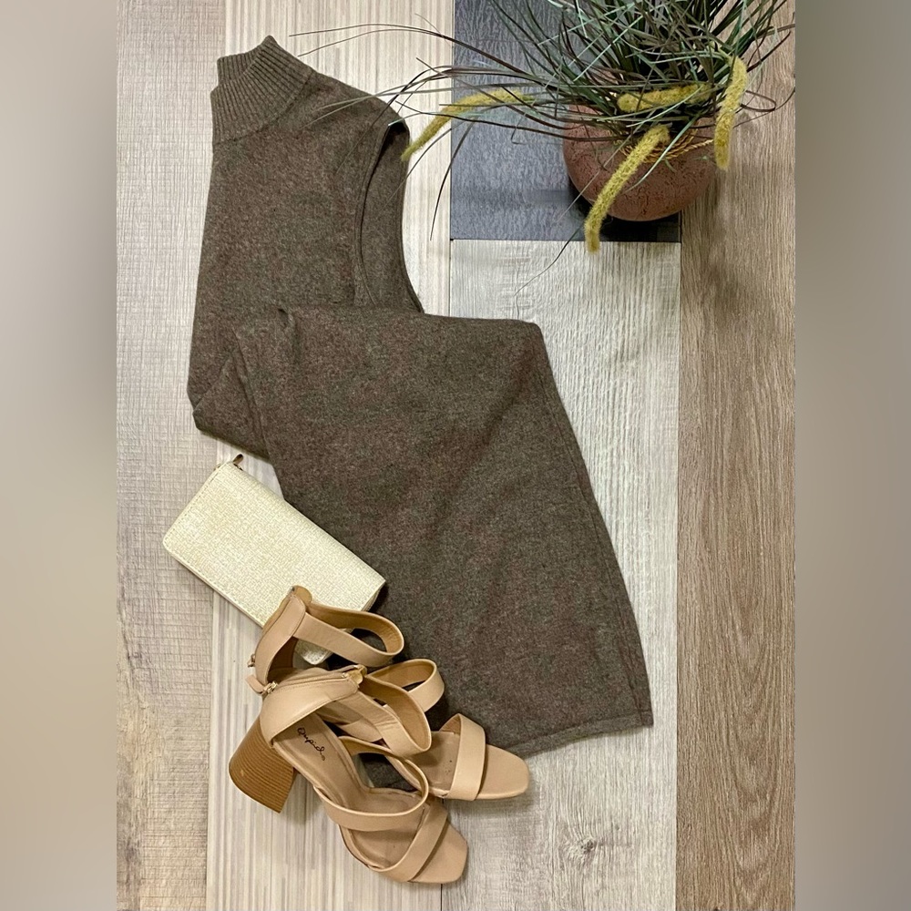 Mocha sweater dress